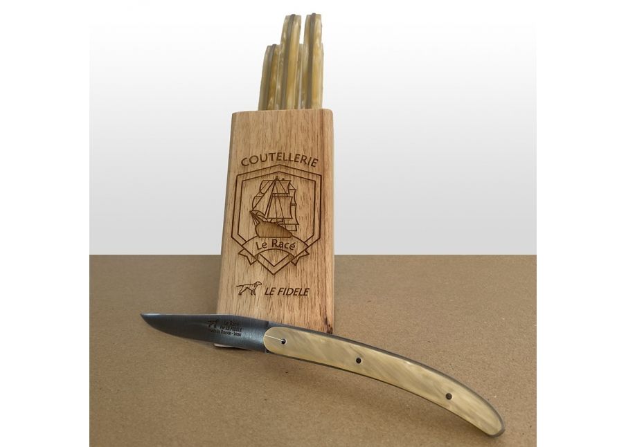Beige madreperlato - Regional Knives - Set of 6 regional knife made with Madreperlato   Handle made with Madreperlato No bolster