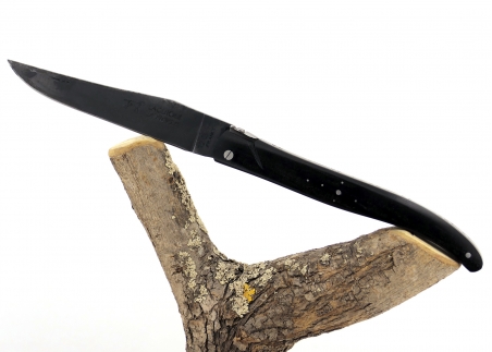 Forged laguiole knife, Cameroun Ebony Wood Full Handle. image 11