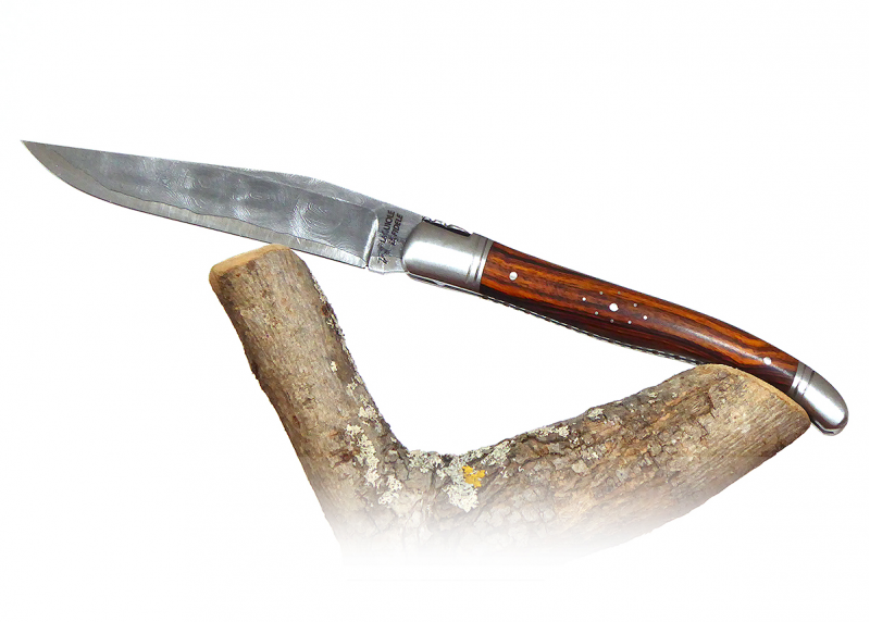 Ironwood from Arizona - Folding knives - Laguiole folding knife - Savage edition   Handle made with Ironwood and Ebony wood plat