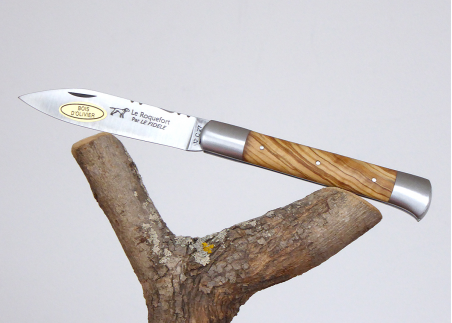Roquefort knife - olive wood - French Knife "le Roquefort" - "le Roquefort" regional knife   Handle made with Olive Wood 2 stain