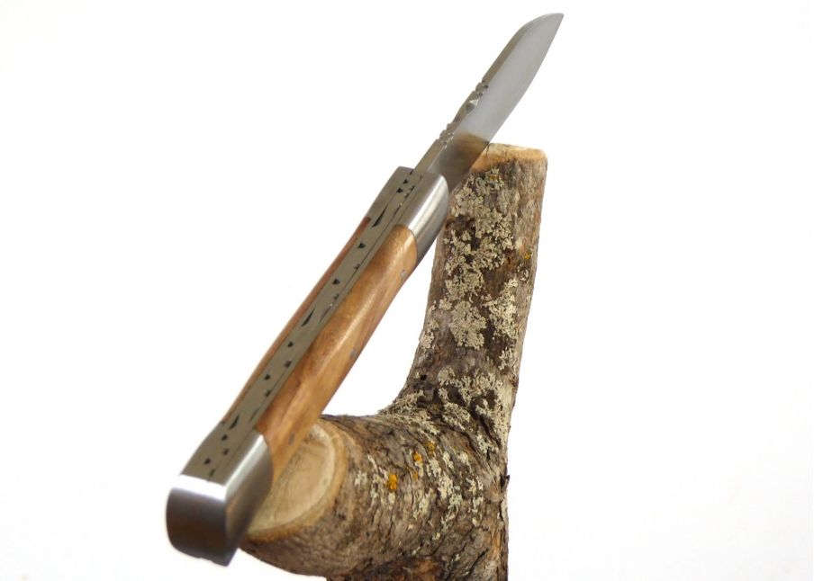 Roquefort knife - olive wood - French Knife "le Roquefort" - "le Roquefort" regional knife   Handle made with Olive Wood 2 stain