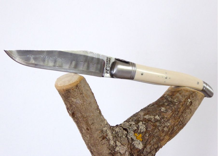 Ivory of Mammoth - Laguiole «Savage» Collection - Laguiole folding knife - Savage edition   Handle made with Mammoth Ivory 2 sta