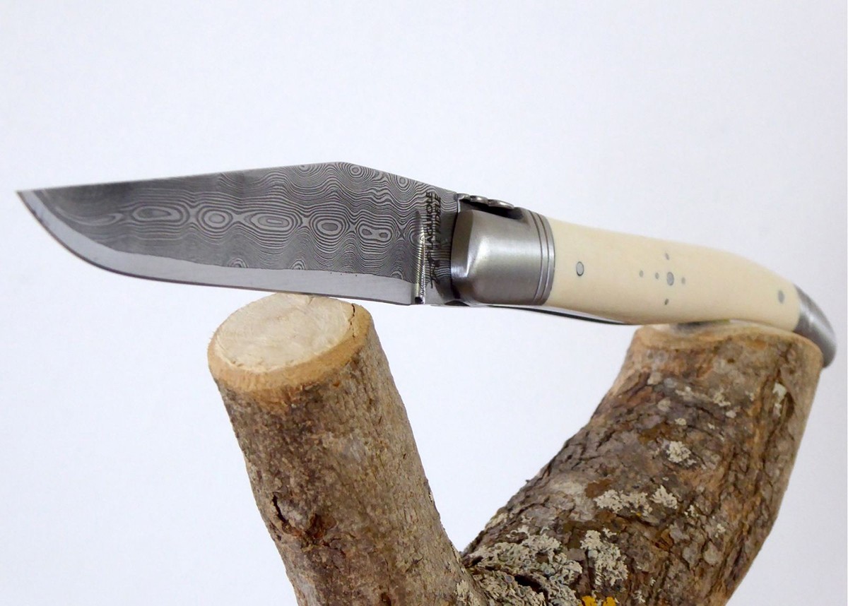 Ivory of Mammoth - Laguiole «Savage» Collection - Laguiole folding knife - Savage edition   Handle made with Mammoth Ivory 2 sta