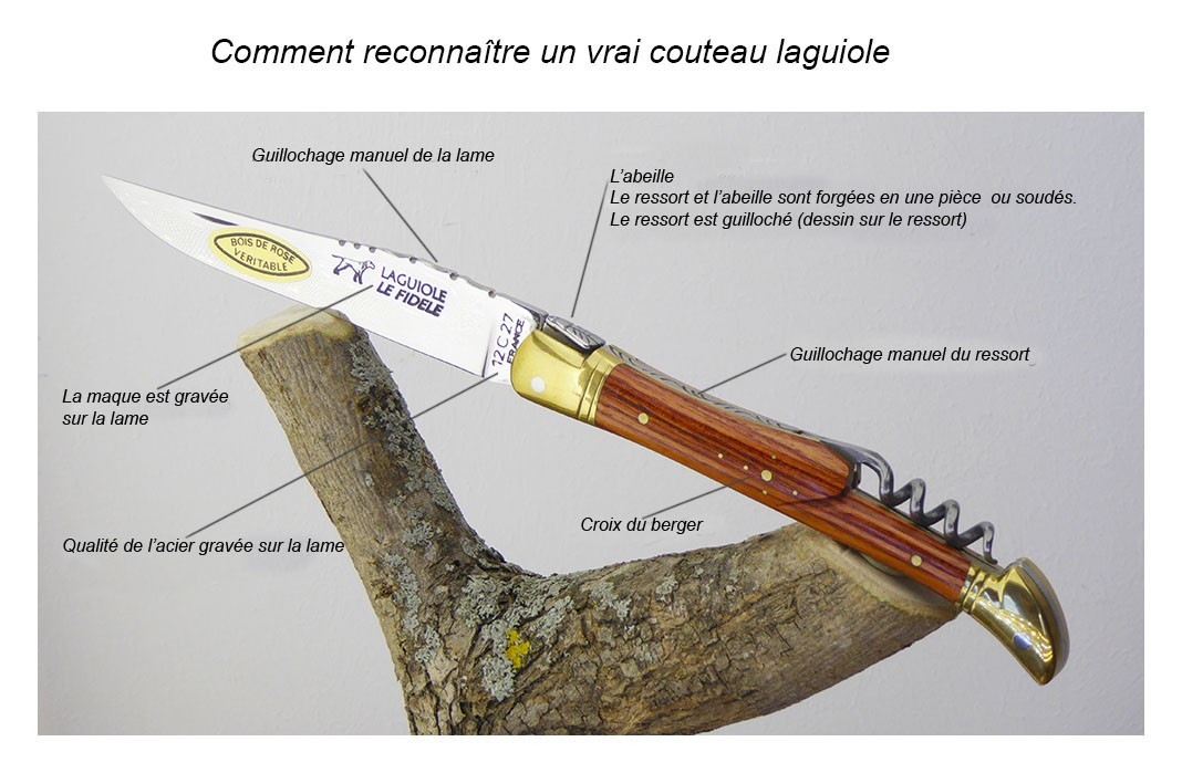 Coffret de 6 couteaux de table Laguiole G. David Prestige - 6